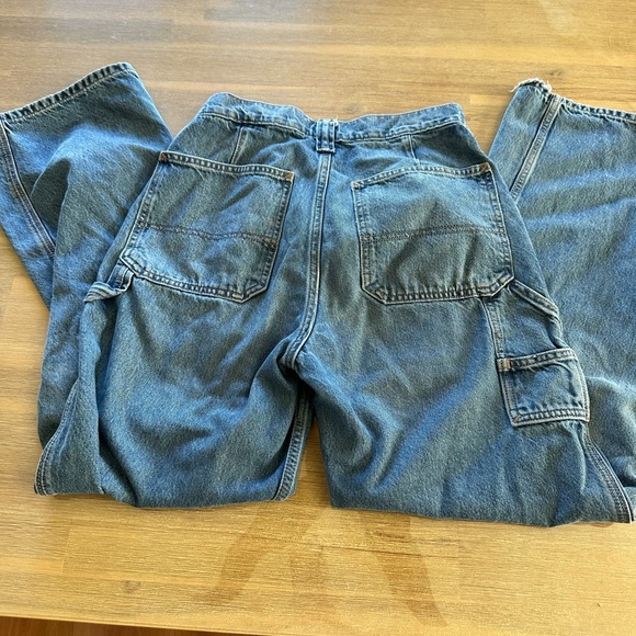 Baggy GAP Classic Blue Wide Leg  carpenter menuisier Jeans. Teen 16 - Picture 7 of 11